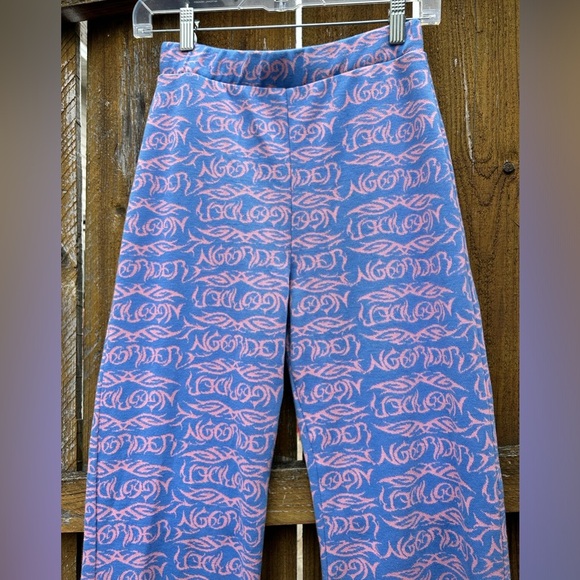 NGOrder 10 Made in Turkey Women Cotton/Spandex Flare Legs Blue and Pink - Picture 6 of 6